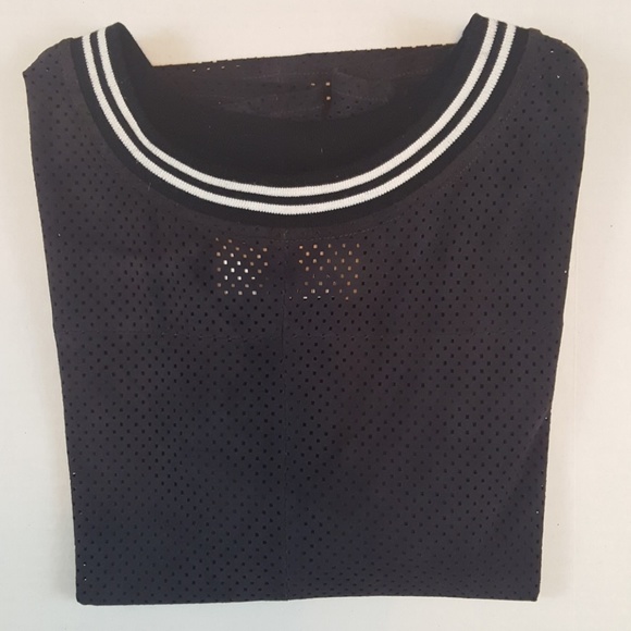 LAST CHANCE! CLOSET CLOSING! Genuine leather black t-shirt Fine Collection xs/s - Picture 3 of 6